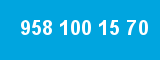 958 100 15 70 958 100 15 70